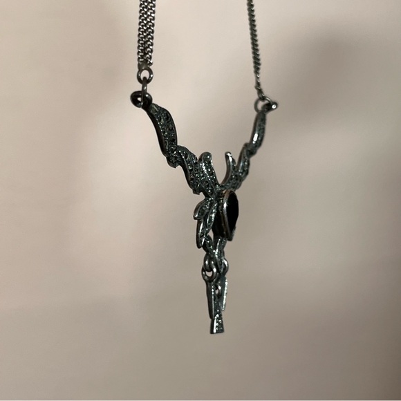 Antique Art Deco 1920's Sterling Silver Marcasite black Onyx Choker necklace - Picture 17 of 17